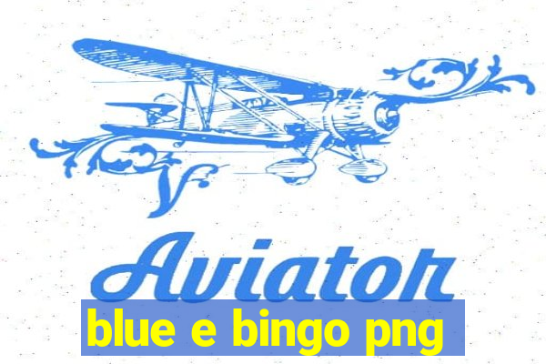 blue e bingo png