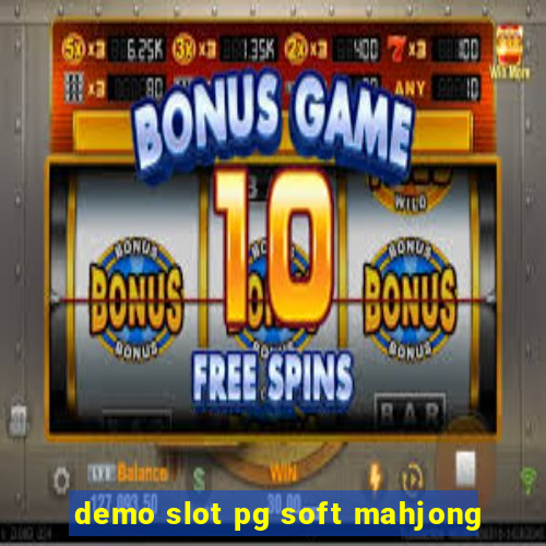 demo slot pg soft mahjong