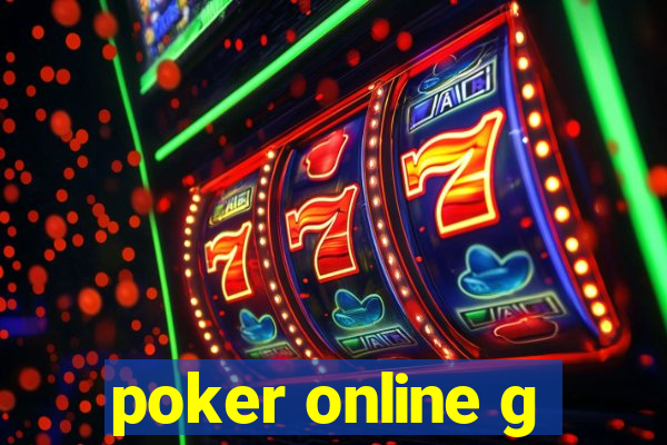 poker online g