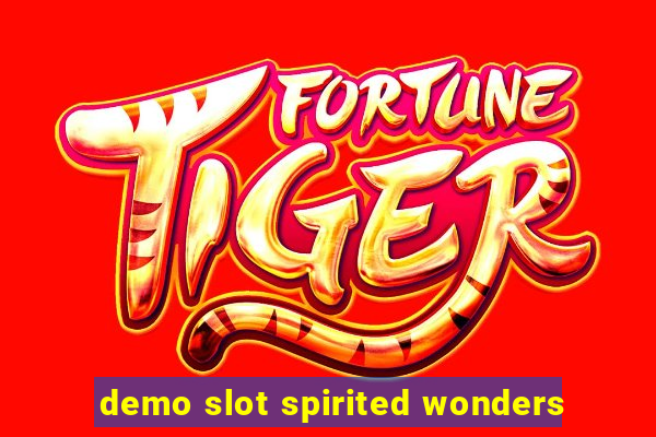 demo slot spirited wonders