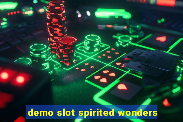 demo slot spirited wonders