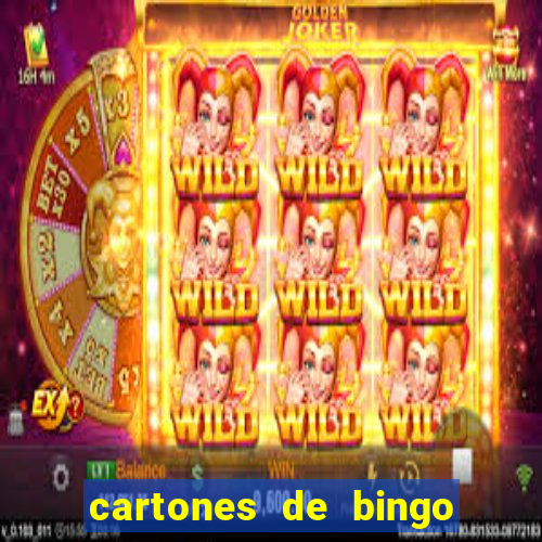 cartones de bingo para imprimir