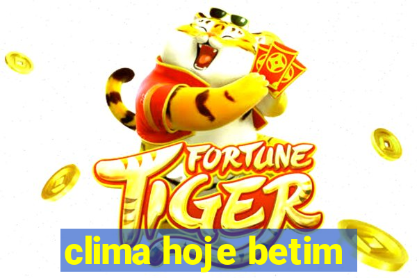 clima hoje betim