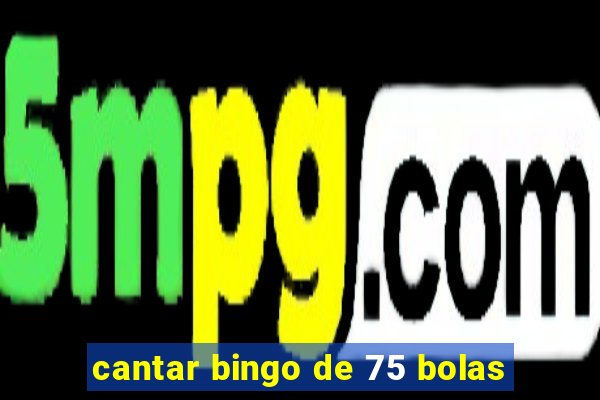 cantar bingo de 75 bolas