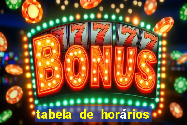 tabela de horários fortune tiger