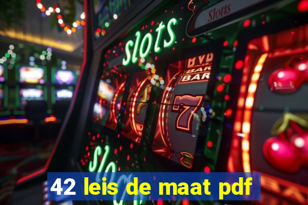 42 leis de maat pdf