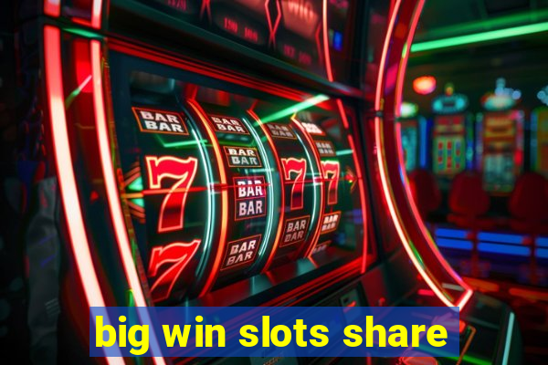 big win slots share