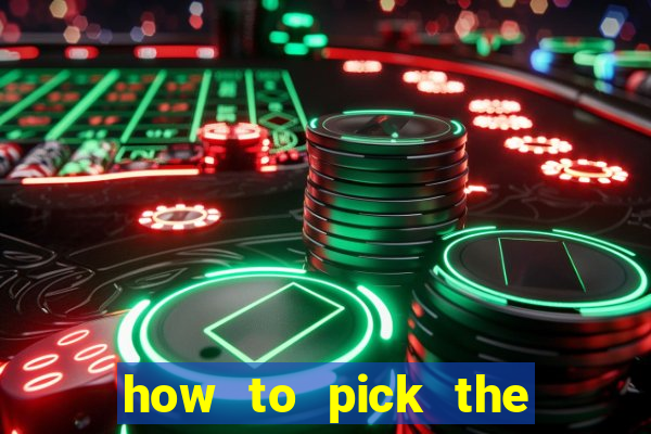 how to pick the right slot machine to win