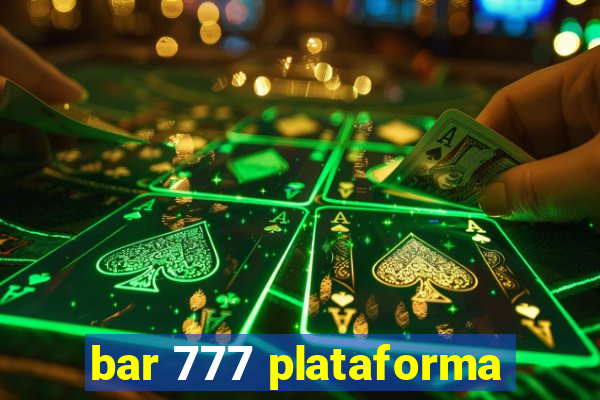 bar 777 plataforma