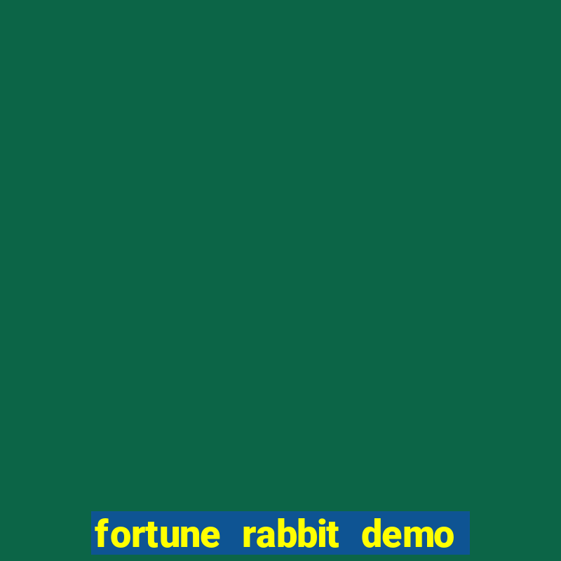 fortune rabbit demo pg soft Informational