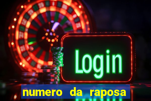 numero da raposa jogo do bicho