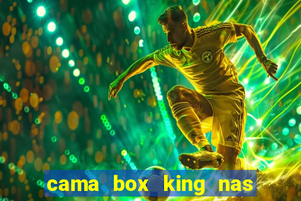 cama box king nas casas bahia