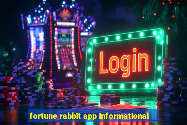 fortune rabbit app Informational