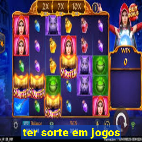 ter sorte em jogos