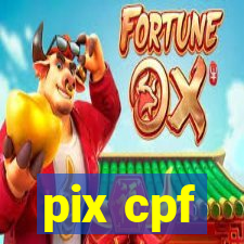 pix cpf