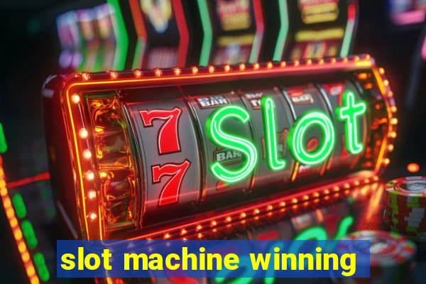 slot machine winning