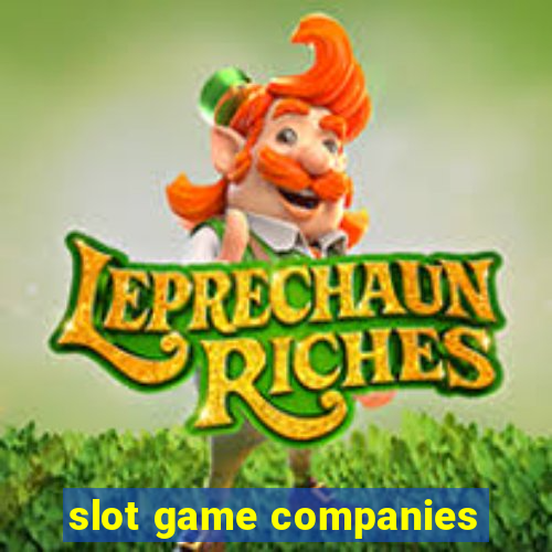 slot game companies