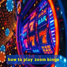 how to play zoom bingo