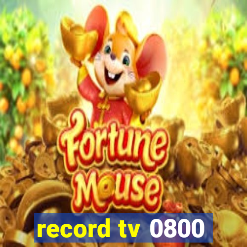 record tv 0800