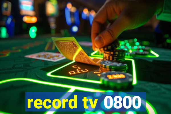 record tv 0800