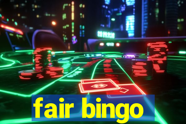 fair bingo