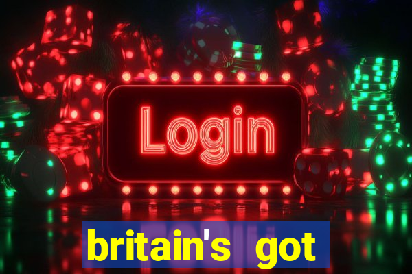 britain's got talent bingo