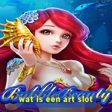 wat is een art slot