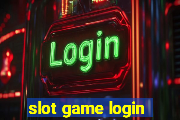 slot game login