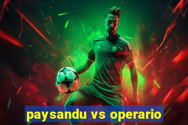 paysandu vs operario