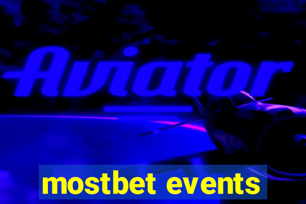 mostbet events