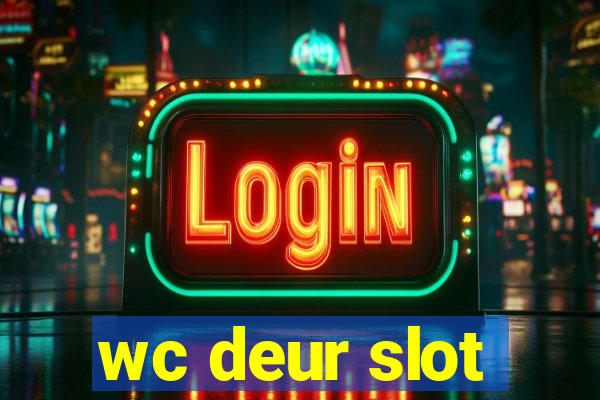 wc deur slot