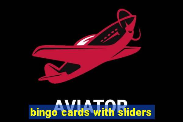 bingo cards with sliders