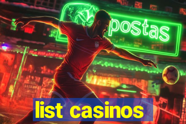 list casinos