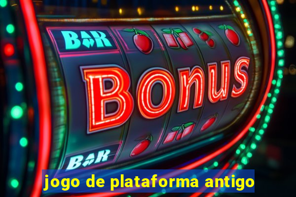 jogo de plataforma antigo