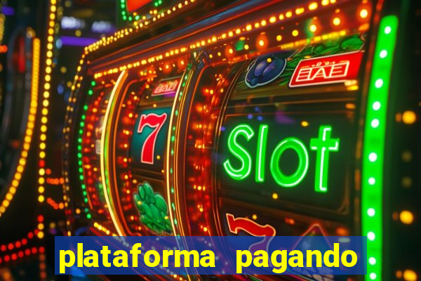 plataforma pagando bonus no cadastro