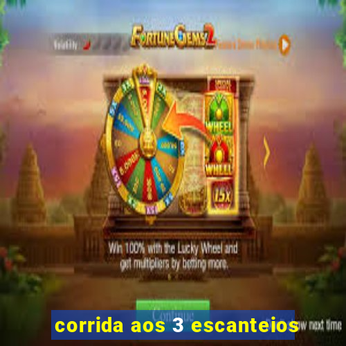 corrida aos 3 escanteios