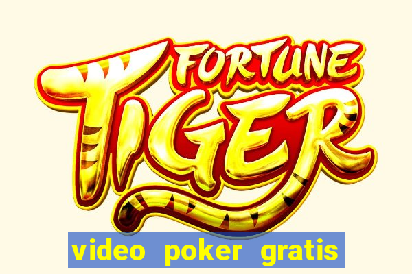 video poker gratis slot machine