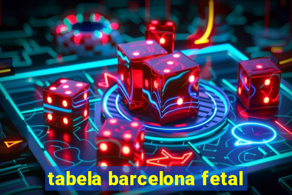 tabela barcelona fetal