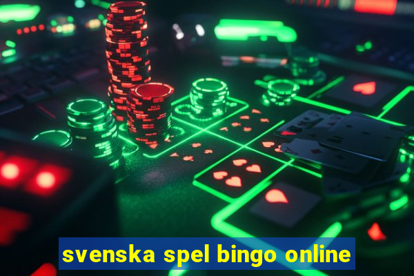 svenska spel bingo online