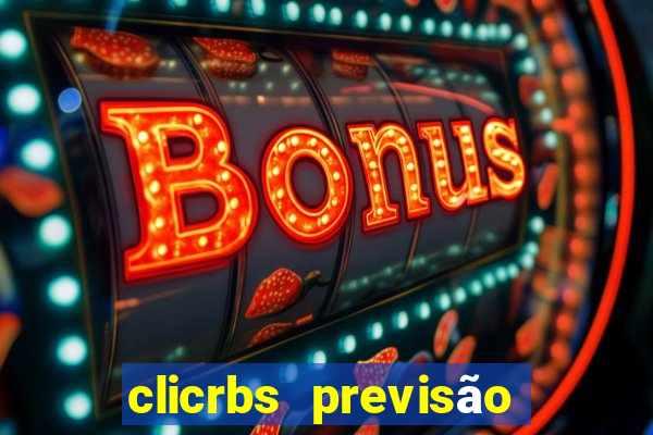 clicrbs previsão do tempo