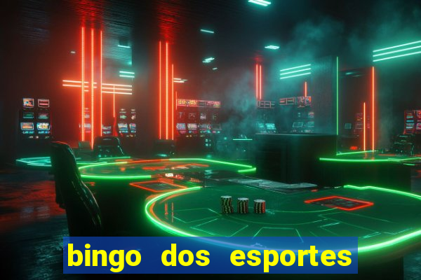 bingo dos esportes para imprimir