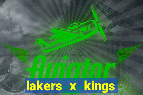 lakers x kings onde assistir