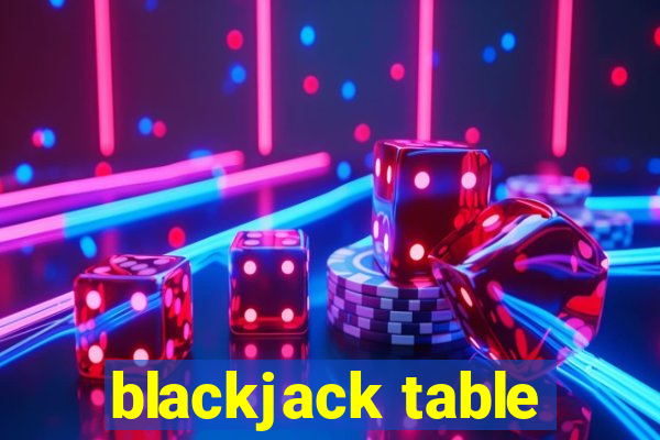 blackjack table