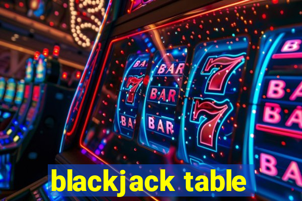 blackjack table