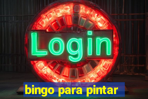 bingo para pintar