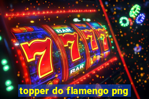 topper do flamengo png