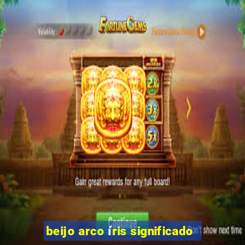 beijo arco íris significado