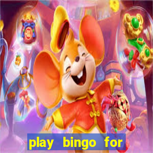 play bingo for money no deposit