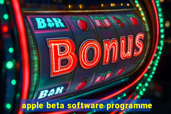 apple beta software programme