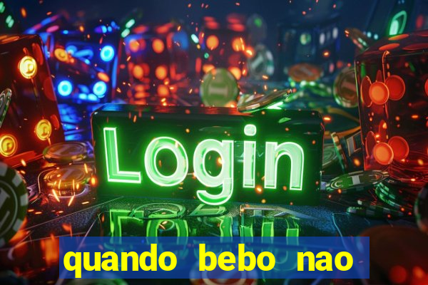 quando bebo nao consigo dormir